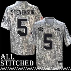 Marquez Stevenson Jersey Buffalo Bills #5 2024 Salute to Service Camo