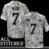 Davis Webb Jersey Buffalo Bills #7 2024 Salute to Service Camo