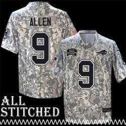 Kyle Allen Jersey Buffalo Bills #9 2024 Salute to Service Camo