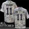 T.J. Graham Jersey Buffalo Bills #11 2024 Salute to Service Camo
