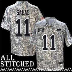 Greg Salas Jersey Buffalo Bills #11 2024 Salute to Service Camo