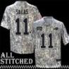 Greg Salas Jersey Buffalo Bills #11 2024 Salute to Service Camo