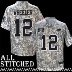 Manch Wheeler Jersey Buffalo Bills #12 2024 Salute to Service Camo