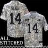 Frank Reich Jersey Buffalo Bills #14 2024 Salute to Service Camo