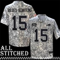 Marquez Valdes-Scantling Jersey Buffalo Bills #15 2024 Salute to Service Camo