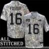 Robert Foster Jersey Buffalo Bills #16 2024 Salute to Service Camo