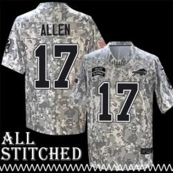 Josh Allen Jersey Buffalo Bills #17 2024 Salute to Service Camo