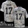 Greg Salas Jersey Buffalo Bills #17 2024 Salute to Service Camo