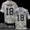 Johnny Green Jersey Buffalo Bills #18 2024 Salute to Service Camo