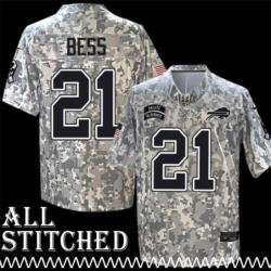 Gerald Bess Jersey Buffalo Bills #21 2024 Salute to Service Camo