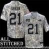 Van Green Jersey Buffalo Bills #21 2024 Salute to Service Camo