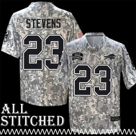Matt Stevens Jersey Buffalo Bills #23 2024 Salute to Service Camo