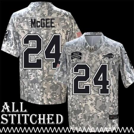 Terrence McGee Jersey Buffalo Bills #24 2024 Salute to Service Camo