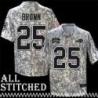 Fred Brown Jersey Buffalo Bills #25 2024 Salute to Service Camo