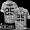 Oliver Dobbins Jersey Buffalo Bills #25 2024 Salute to Service Camo