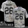 Justin Rogers Jersey Buffalo Bills #26 2024 Salute to Service Camo