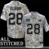 Chris Oldham Jersey Buffalo Bills #28 2024 Salute to Service Camo