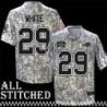 Johnny White Jersey Buffalo Bills #29 2024 Salute to Service Camo