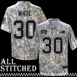 Corey White Jersey Buffalo Bills #30 2024 Salute to Service Camo