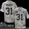 Charlie Rogers Jersey Buffalo Bills #31 2024 Salute to Service Camo