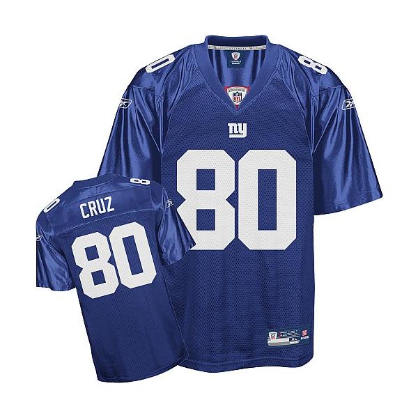 Victor Cruz NY-G Football Jersey - NY-G #80 Football Jersey(Blue)