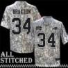 Jim Braxton Jersey Buffalo Bills #34 2024 Salute to Service Camo