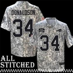 Gene Donaldson Jersey Buffalo Bills #34 2024 Salute to Service Camo