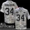 Gene Donaldson Jersey Buffalo Bills #34 2024 Salute to Service Camo