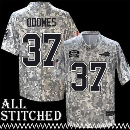 Nate Odomes Jersey Buffalo Bills #37 2024 Salute to Service Camo