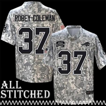 Nickell Robey-Coleman Jersey Buffalo Bills #37 2024 Salute to Service Camo