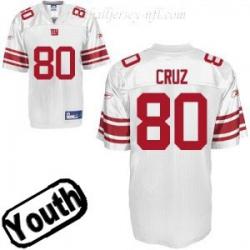 Victor Cruz Youth Football Jersey -#80 NY-G Youth Jersey(White)