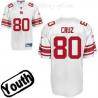 Victor Cruz Youth Football Jersey -#80 NY-G Youth Jersey(White)