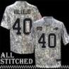 Tanner Vallejo Jersey Buffalo Bills #40 2024 Salute to Service Camo