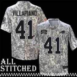 Phil Villapiano Jersey Buffalo Bills #41 2024 Salute to Service Camo