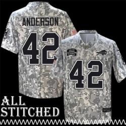 Andre' Anderson Jersey Buffalo Bills #42 2024 Salute to Service Camo