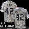 Frank Oliver Jersey Buffalo Bills #42 2024 Salute to Service Camo