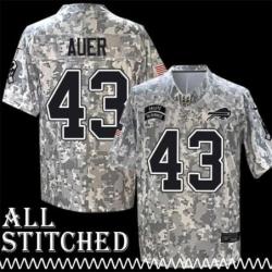 Joe Auer Jersey Buffalo Bills #43 2024 Salute to Service Camo
