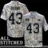 Fred Brown Jersey Buffalo Bills #43 2024 Salute to Service Camo