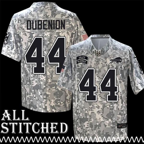 Elbert Dubenion Jersey Buffalo Bills #44 2024 Salute to Service Camo