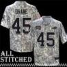 Dwight Drane Jersey Buffalo Bills #45 2024 Salute to Service Camo