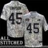 Bill Simpson Jersey Buffalo Bills #45 2024 Salute to Service Camo