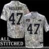 Clint Haslerig Jersey Buffalo Bills #47 2024 Salute to Service Camo