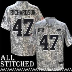 Pete Richardson Jersey Buffalo Bills #47 2024 Salute to Service Camo