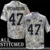 Pete Richardson Jersey Buffalo Bills #47 2024 Salute to Service Camo