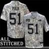 DaShon Polk Jersey Buffalo Bills #51 2024 Salute to Service Camo