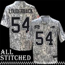 Tom Louderback Jersey Buffalo Bills #54 2024 Salute to Service Camo