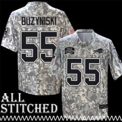 Bernard Buzyniski Jersey Buffalo Bills #55 2024 Salute to Service Camo