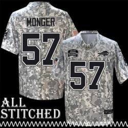 Matt Monger Jersey Buffalo Bills #57 2024 Salute to Service Camo
