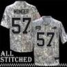 Matt Monger Jersey Buffalo Bills #57 2024 Salute to Service Camo