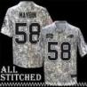Aaron Maybin Jersey Buffalo Bills #58 2024 Salute to Service Camo